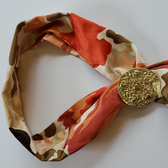 Set of 3 Vintage Goldtone Scarf Clips - Picture 3 of 8